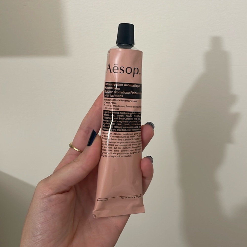 Aesop resurrection aromatique hand balm